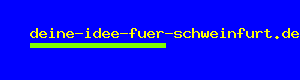 deine-idee-fuer-schweinfurt.de is for sale